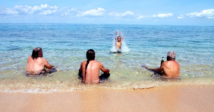 Cooling off in the shallow water