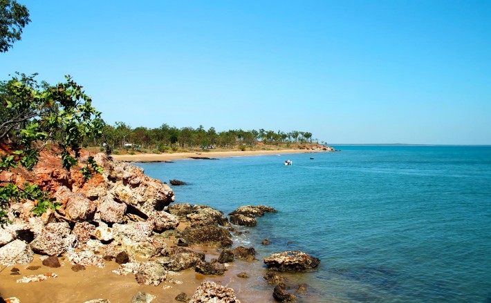 A view around the coastline