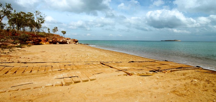 The boat ramp at Wiligi